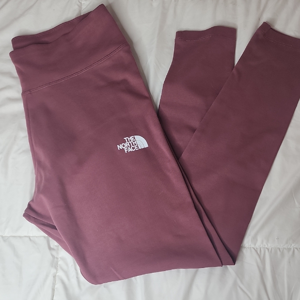 The North Face Pink Leggings Full-Length Stretchy Fit